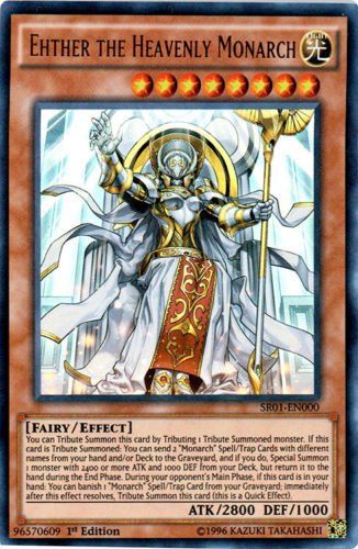 Ehther the Heavenly Monarch [SR01-EN000] Ultra Rare | Tables and Towers