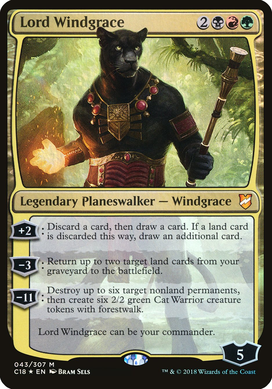 Lord Windgrace (Oversized) [Commander 2018 Oversized] | Tables and Towers