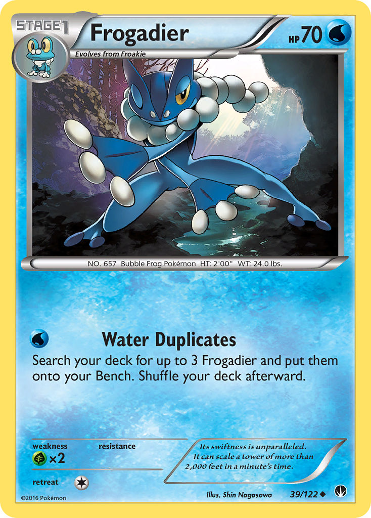 Frogadier (39/122) [XY: BREAKpoint] | Tables and Towers