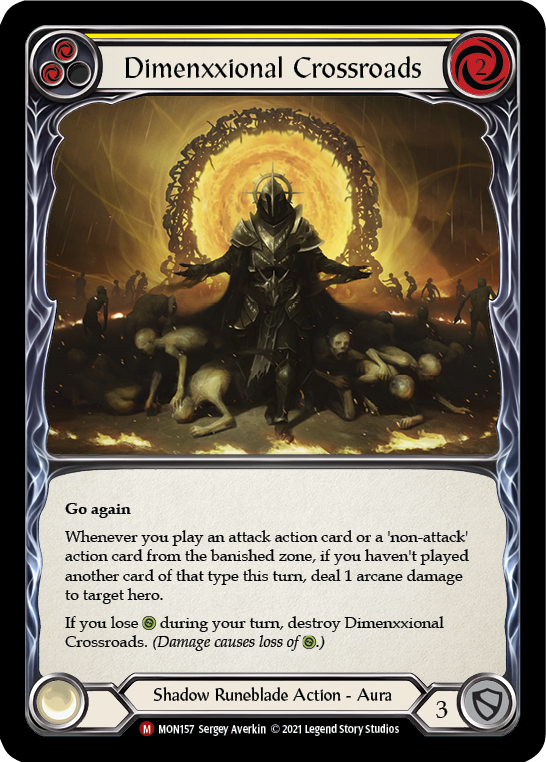 Dimenxxional Crossroads [MON157] (Monarch)  1st Edition Normal | Tables and Towers