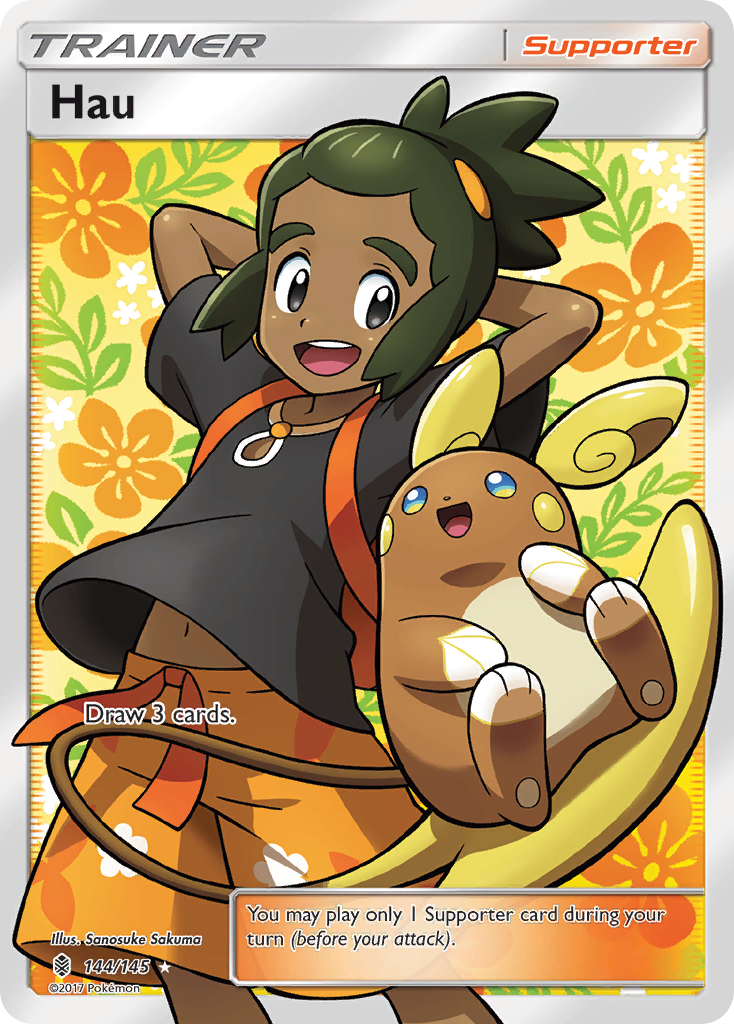 Hau (144/145) [Sun & Moon: Guardians Rising] | Tables and Towers