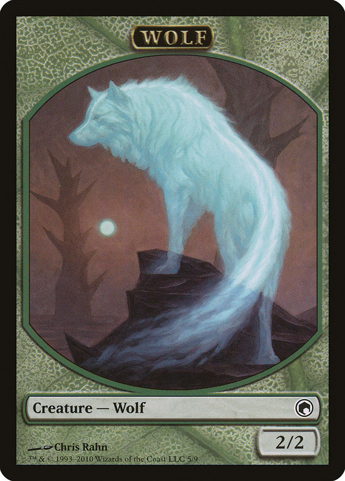 Wolf Token [Scars of Mirrodin Tokens] | Tables and Towers