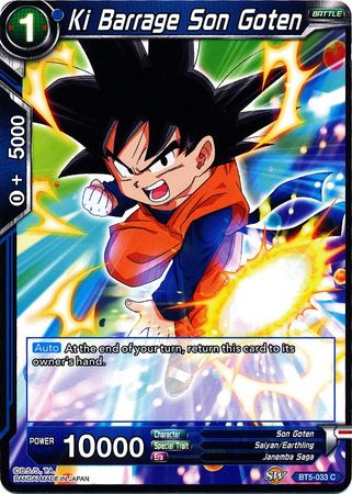 Ki Barrage Son Goten (BT5-033) [Miraculous Revival] | Tables and Towers