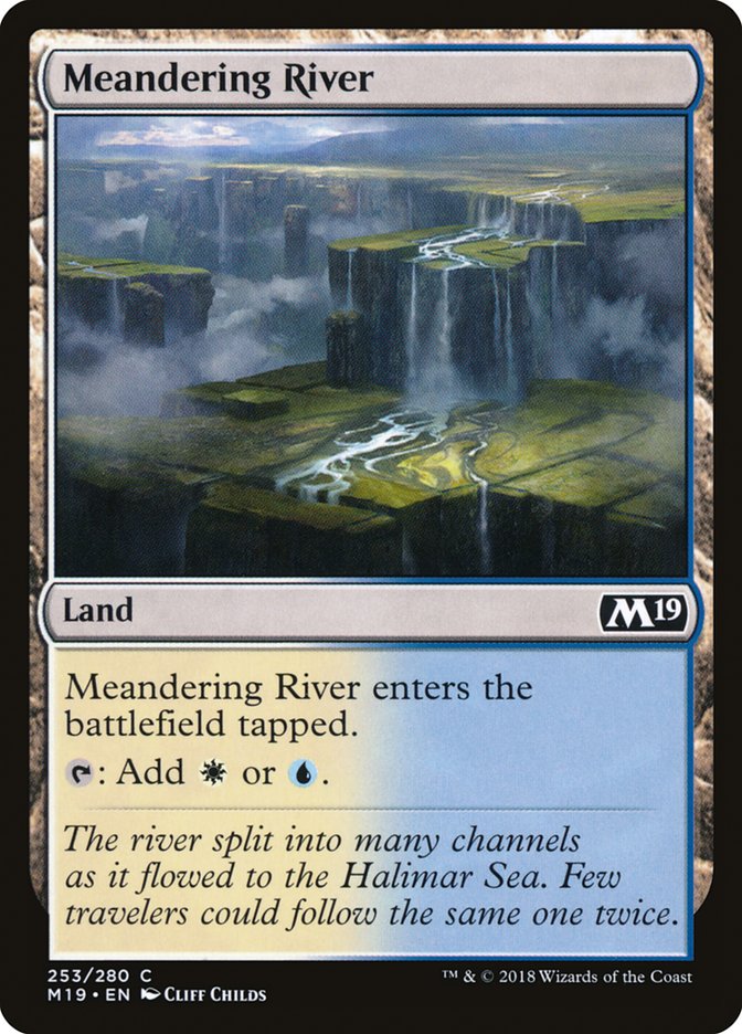 Meandering River [Core Set 2019] | Tables and Towers