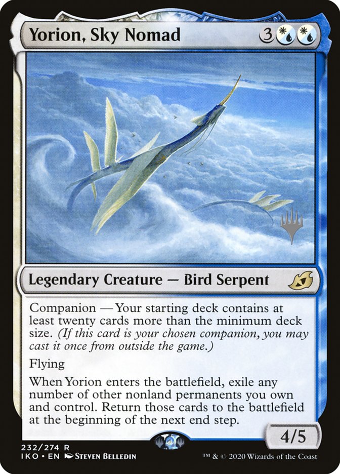 Yorion, Sky Nomad (Promo Pack) [Ikoria: Lair of Behemoths Promos] | Tables and Towers