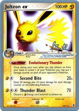 Jolteon ex (109/113) (Eeveelutions - Jimmy Ballard) [World Championships 2006] | Tables and Towers