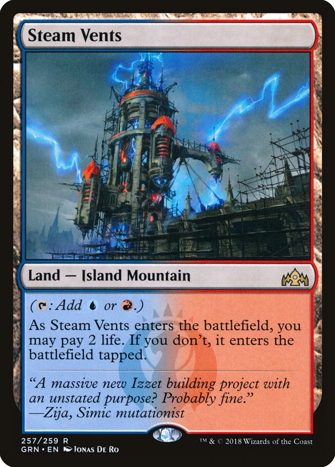 Steam Vents [Guilds of Ravnica] | Tables and Towers