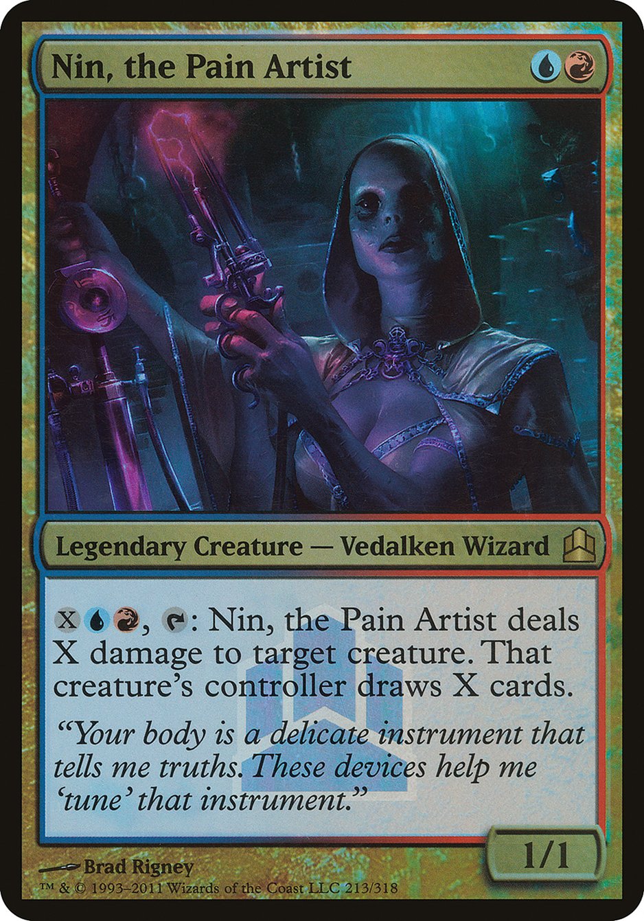 Nin, the Pain Artist (Launch) (Oversized) [Commander 2011 Oversized] | Tables and Towers