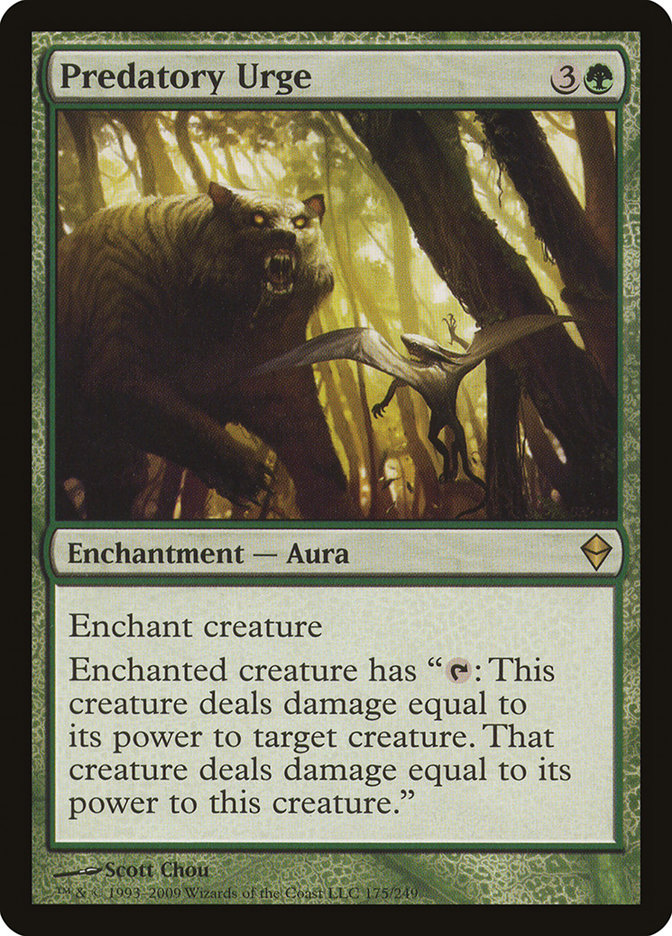 Predatory Urge [Zendikar] | Tables and Towers