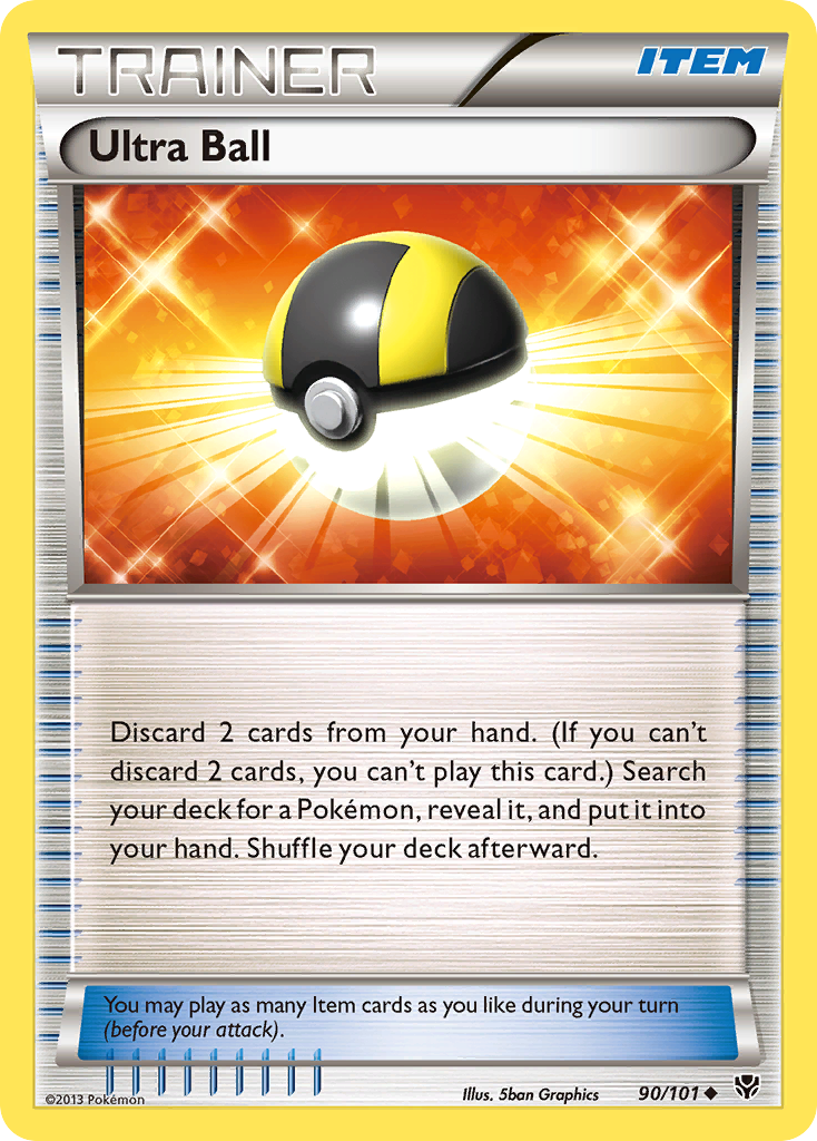 Ultra Ball (90/101) [Black & White: Plasma Blast] | Tables and Towers