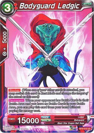 Bodyguard Ledgic (BT3-015) [Cross Worlds] | Tables and Towers