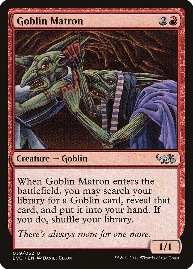 Goblin Matron (Elves vs. Goblins) [Duel Decks Anthology] | Tables and Towers