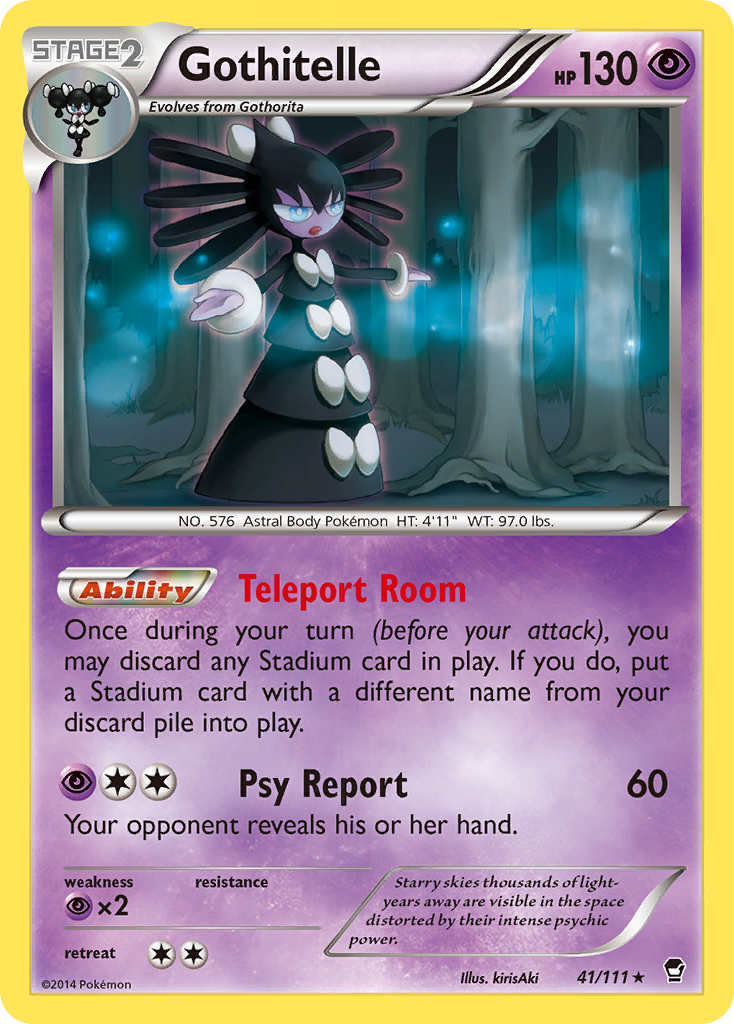 Gothitelle (41/111) [XY: Furious Fists] | Tables and Towers