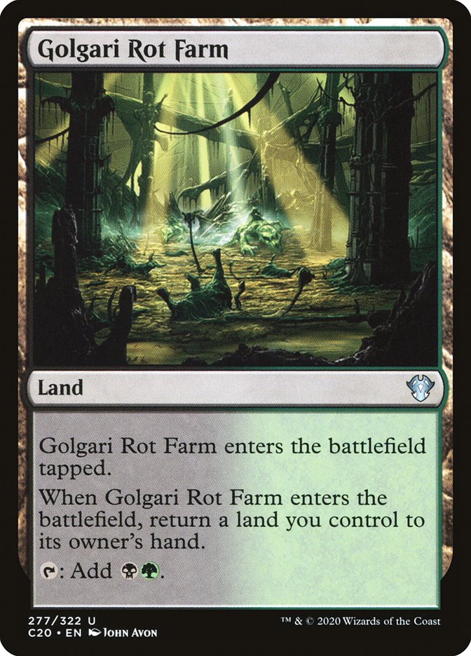 Golgari Rot Farm [Commander 2020] | Tables and Towers