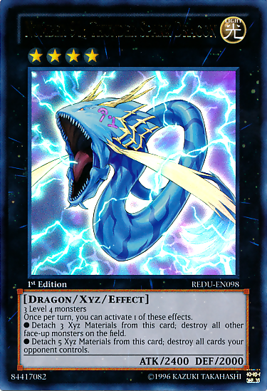 Number 91: Thunder Spark Dragon [REDU-EN098] Ultra Rare | Tables and Towers