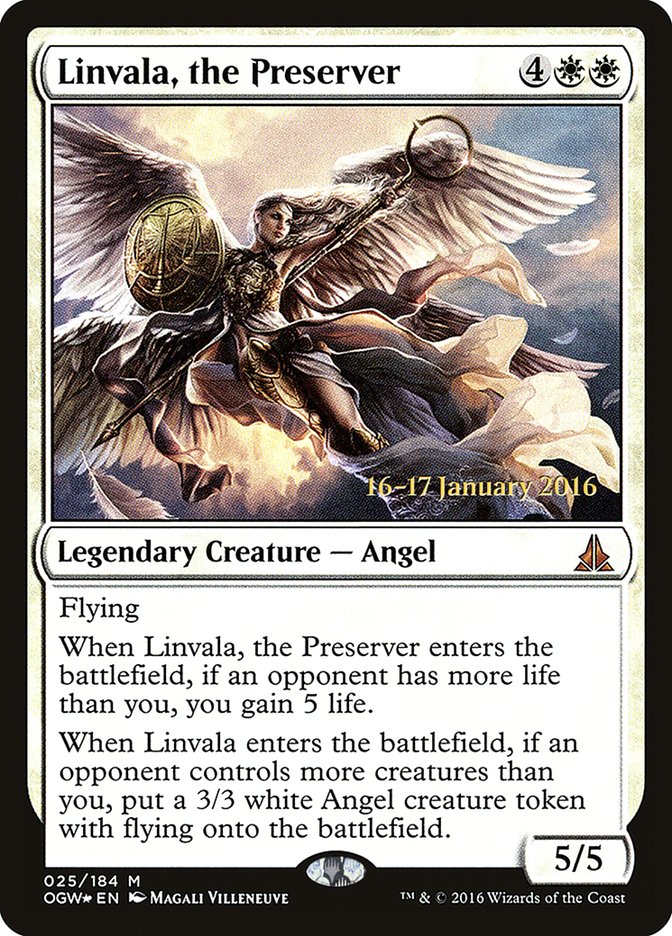 Linvala, the Preserver [Oath of the Gatewatch Prerelease Promos] | Tables and Towers