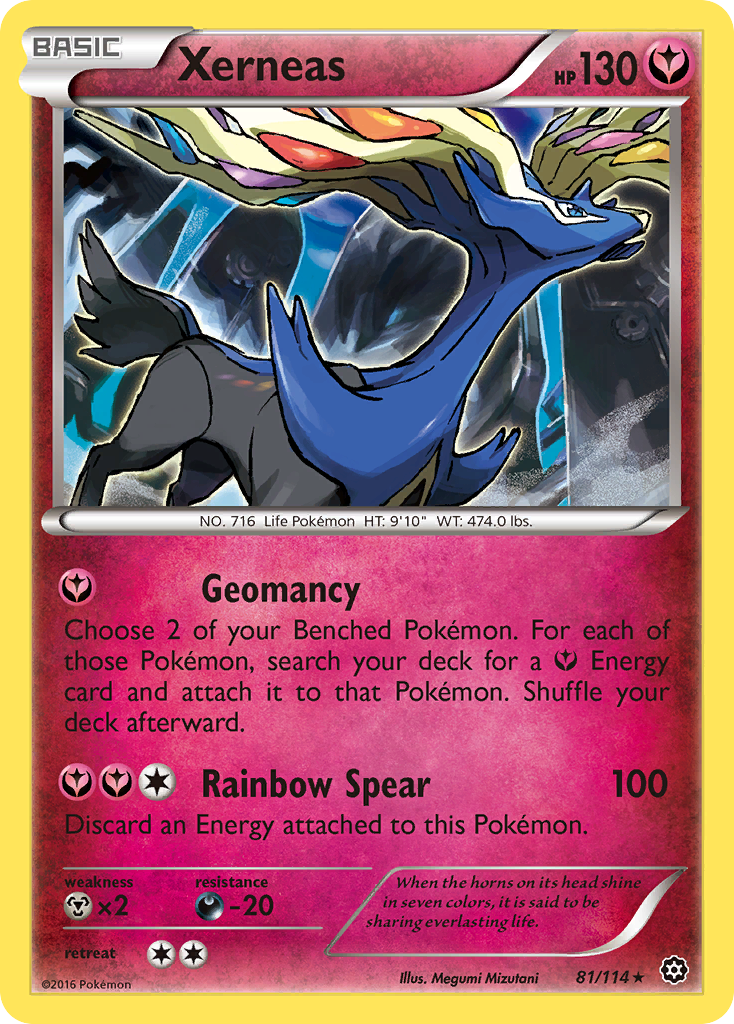 Xerneas (81/114) [XY: Steam Siege] | Tables and Towers