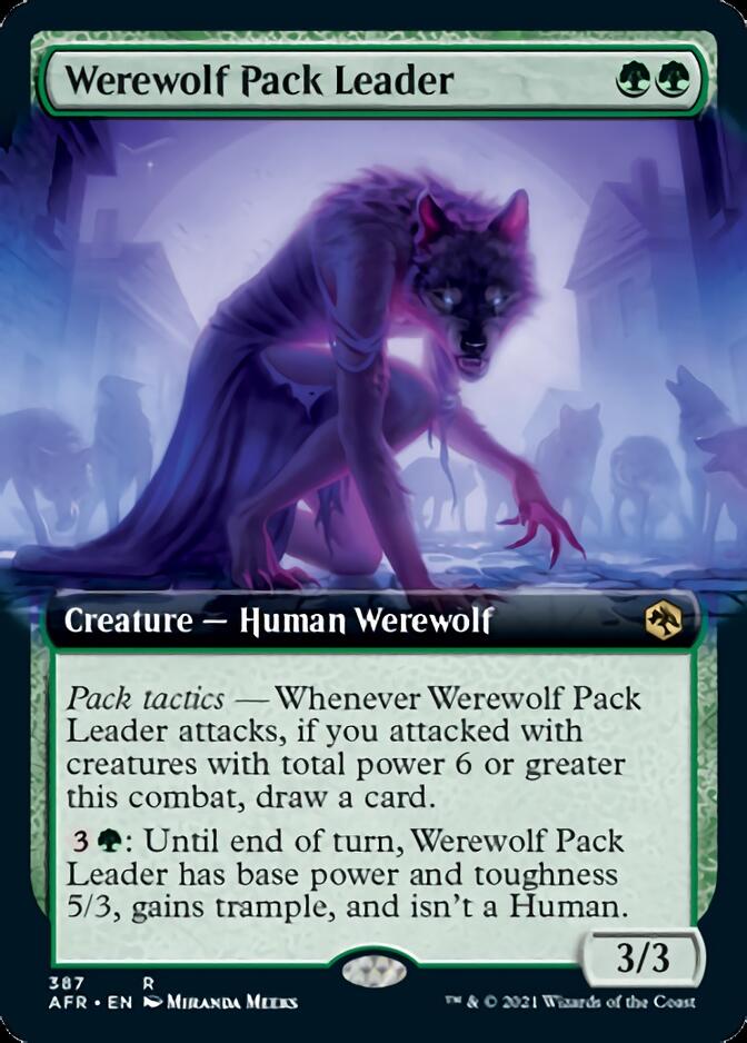 Werewolf Pack Leader (Extended Art) [Dungeons & Dragons: Adventures in the Forgotten Realms] | Tables and Towers