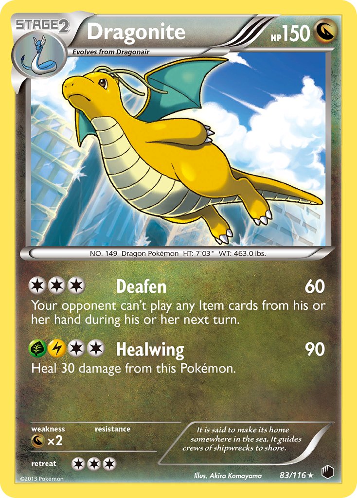 Dragonite (83/116) (Cosmos Holo) (Blister Exclusive) [Black & White: Plasma Freeze] | Tables and Towers