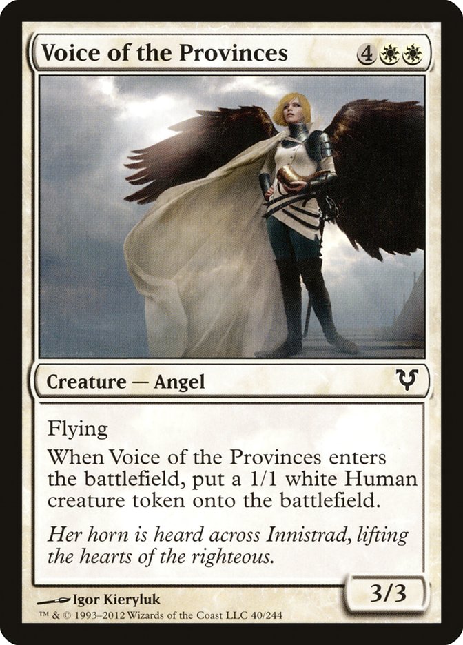 Voice of the Provinces [Avacyn Restored] | Tables and Towers