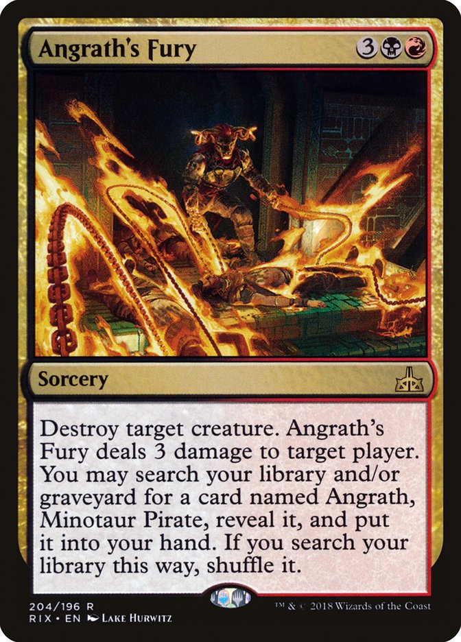 Angrath's Fury [Rivals of Ixalan] | Tables and Towers