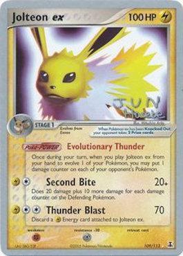 Jolteon ex (109/113) (Flyvees - Jun Hasebe) [World Championships 2007] | Tables and Towers