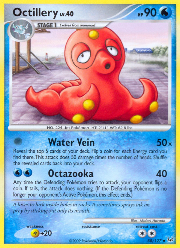 Octillery (58/127) [Platinum: Base Set] | Tables and Towers