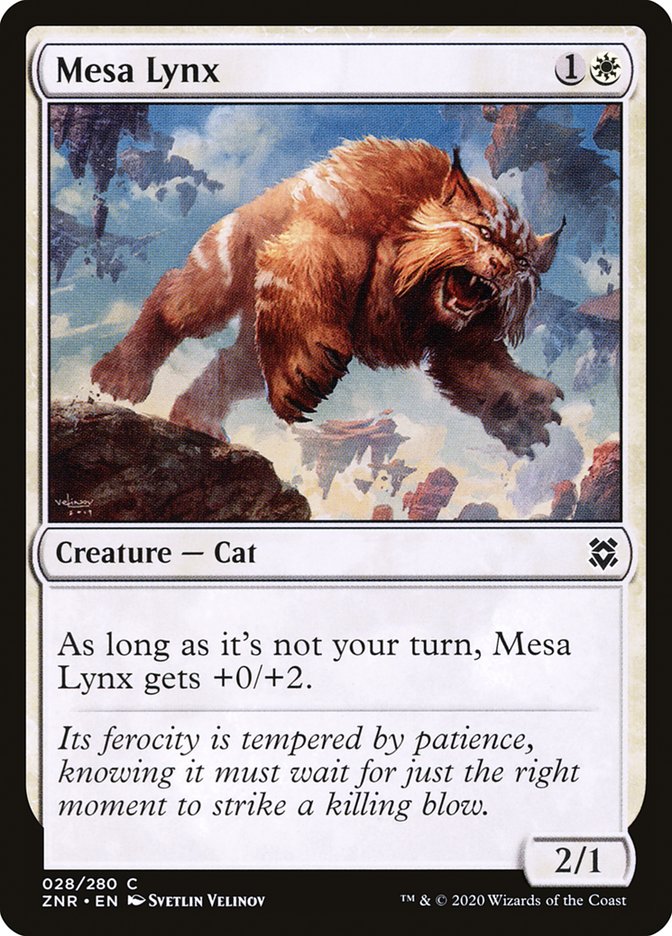 Mesa Lynx [Zendikar Rising] | Tables and Towers