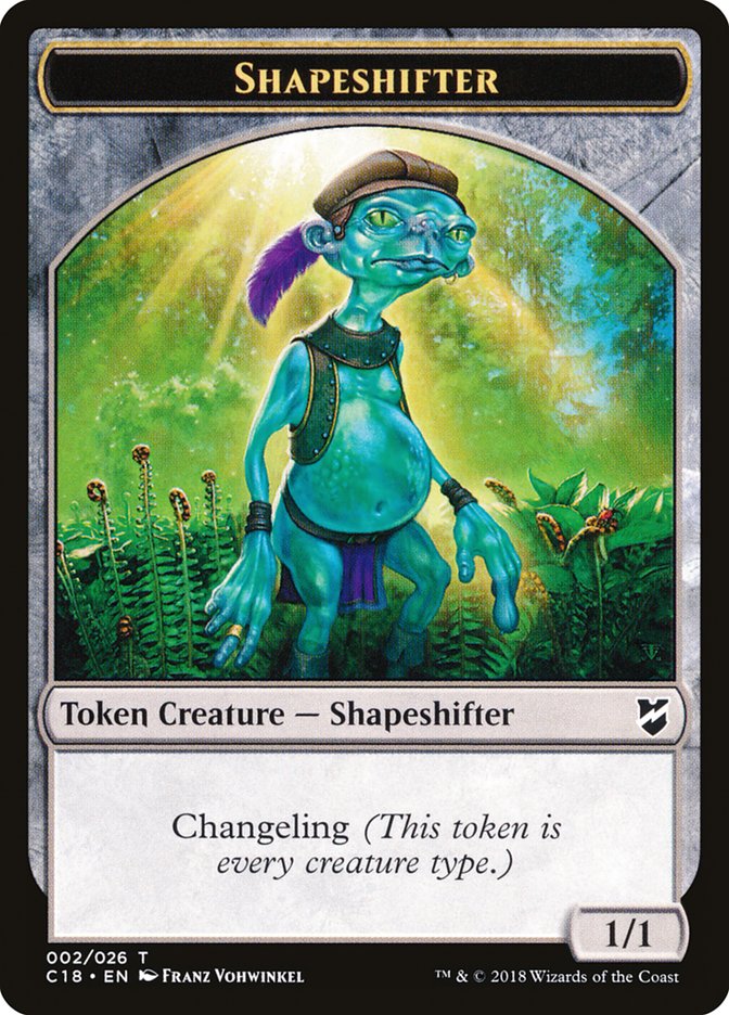 Shapeshifter Token [Commander 2018 Tokens] | Tables and Towers