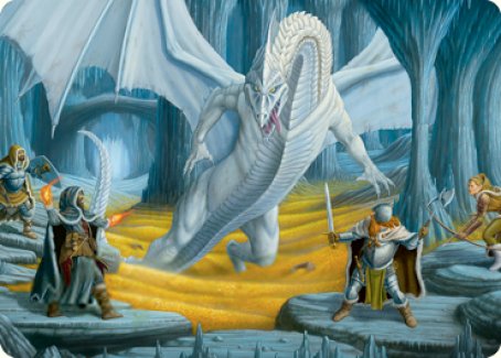 Cave of the Frost Dragon Art Card [Dungeons & Dragons: Adventures in the Forgotten Realms Art Series] | Tables and Towers