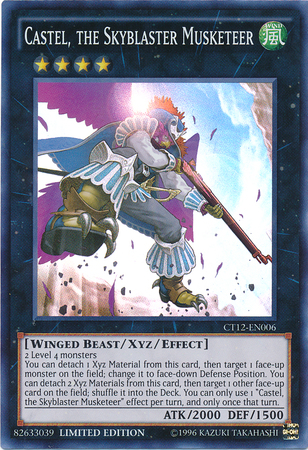 Castel, the Skyblaster Musketeer [CT12-EN006] Super Rare | Tables and Towers