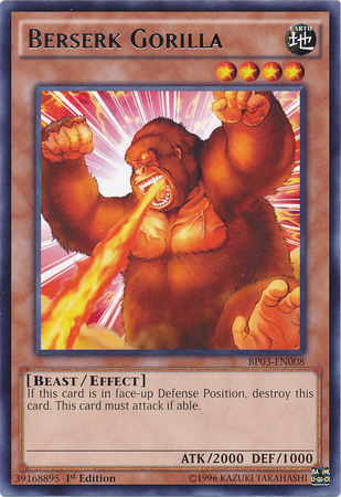 Berserk Gorilla [BP03-EN008] Rare | Tables and Towers