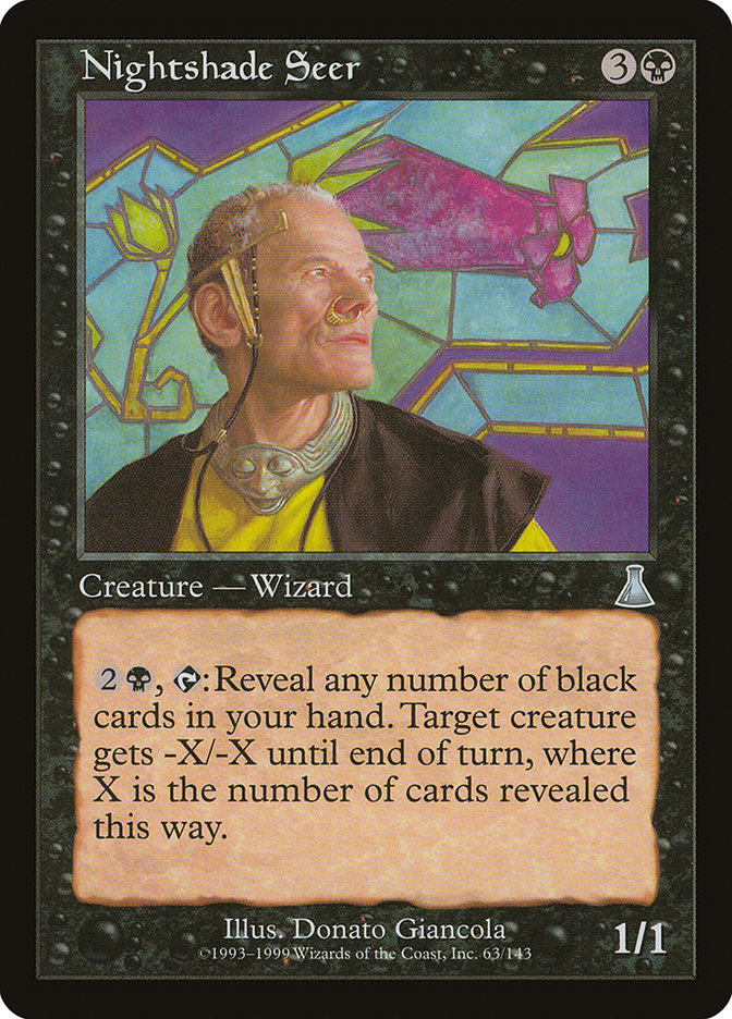 Nightshade Seer [Urza's Destiny] | Tables and Towers