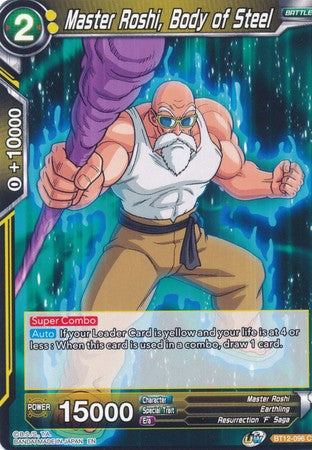 Master Roshi, Body of Steel (BT12-096) [Vicious Rejuvenation] | Tables and Towers