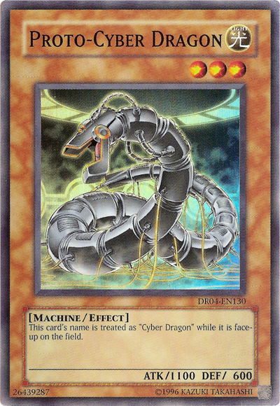 Proto-Cyber Dragon [DR04-EN130] Super Rare | Tables and Towers