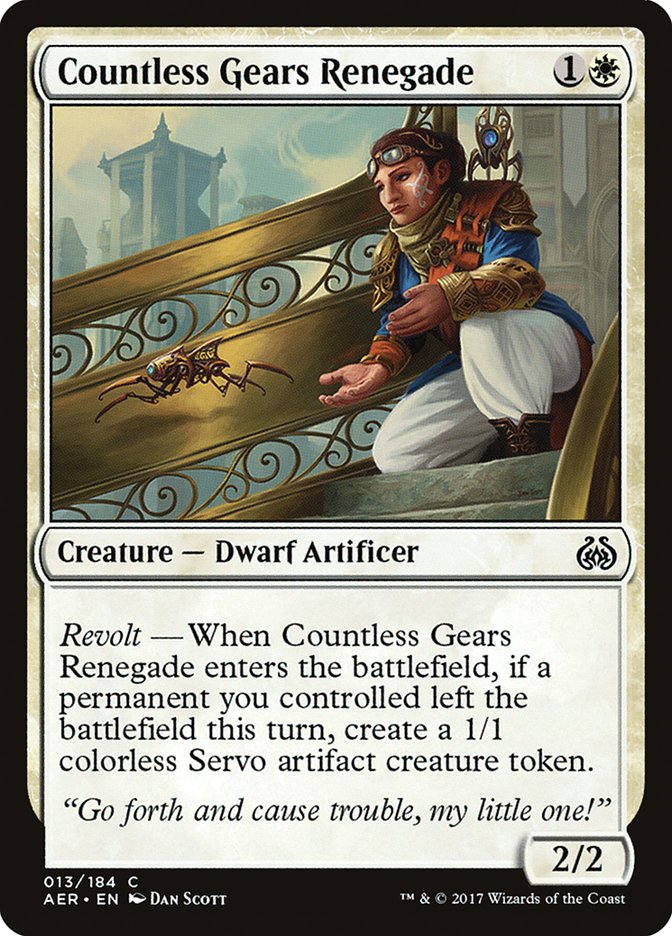 Countless Gears Renegade [Aether Revolt] | Tables and Towers