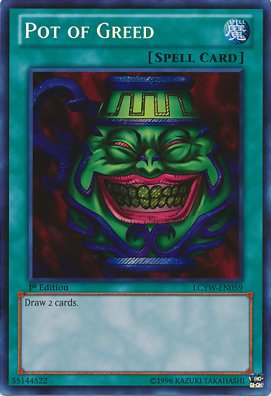 Pot of Greed [LCYW-EN059] Secret Rare | Tables and Towers