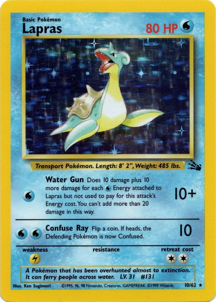 Lapras (10/62) [Fossil Unlimited] | Tables and Towers