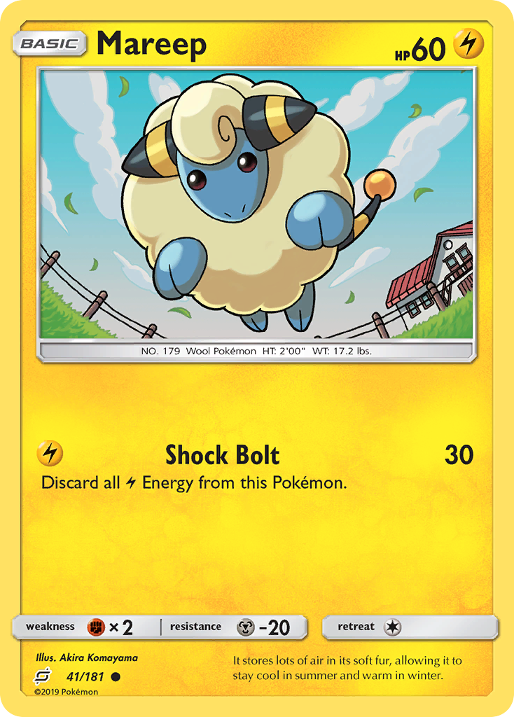 Mareep (41/181) [Sun & Moon: Team Up] | Tables and Towers