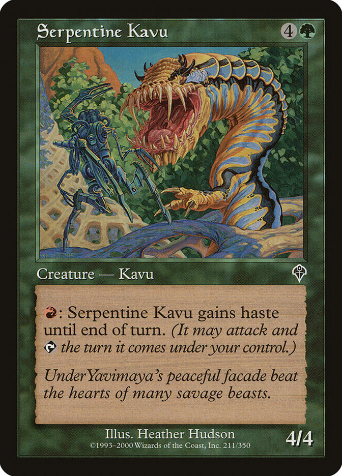 Serpentine Kavu [Invasion] | Tables and Towers