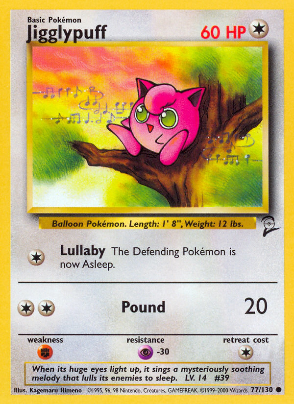 Jigglypuff (77/130) [Base Set 2] | Tables and Towers