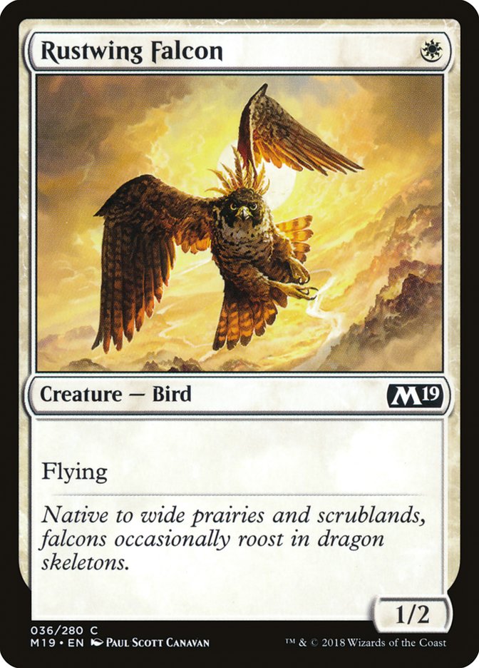 Rustwing Falcon [Core Set 2019] | Tables and Towers