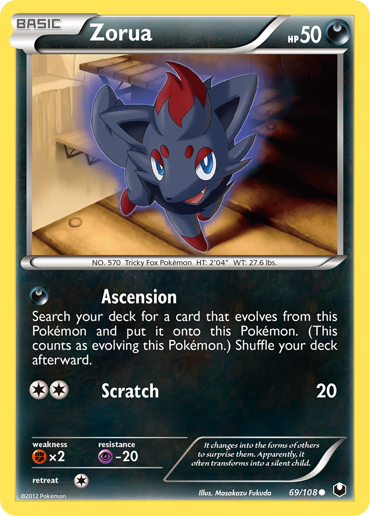 Zorua (69/108) [Black & White: Dark Explorers] | Tables and Towers