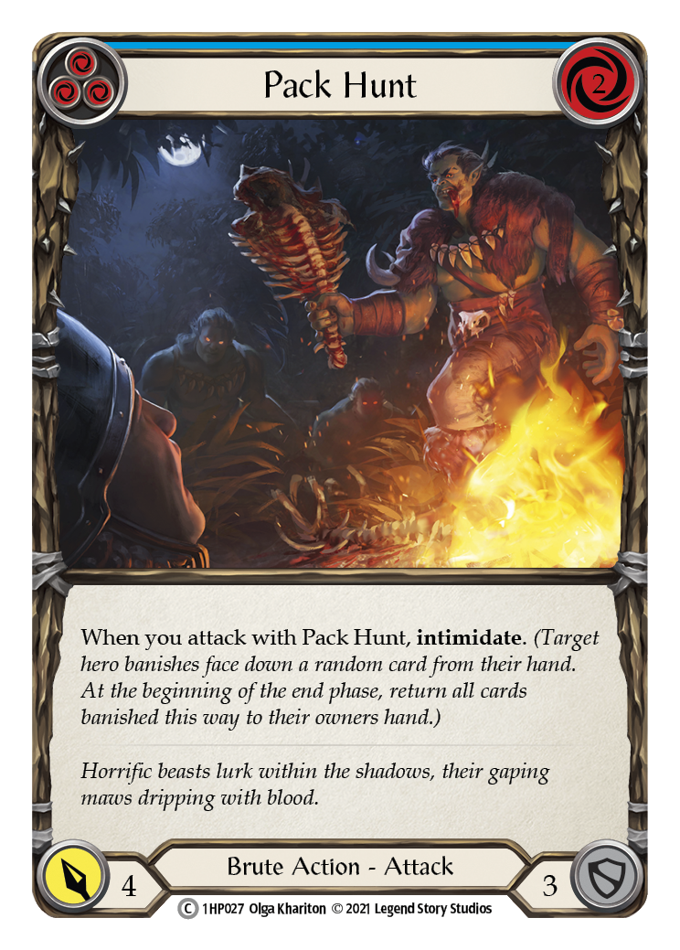 Pack Hunt (Blue) [1HP027] (History Pack 1) | Tables and Towers