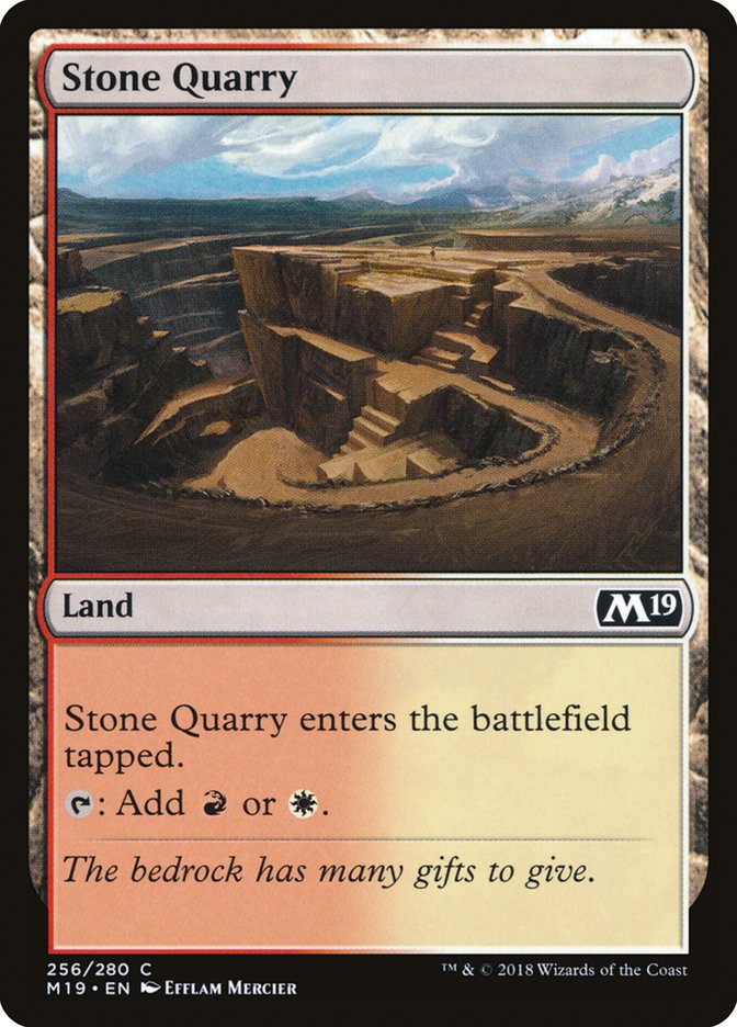 Stone Quarry [Core Set 2019] | Tables and Towers