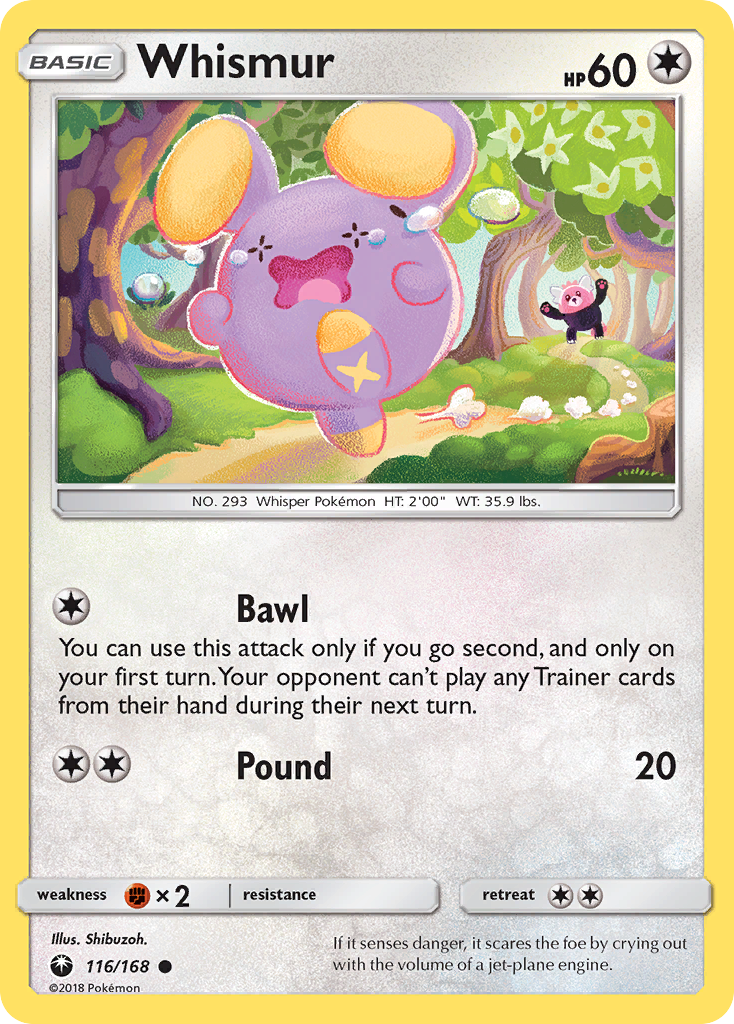 Whismur (116/168) [Sun & Moon: Celestial Storm] | Tables and Towers