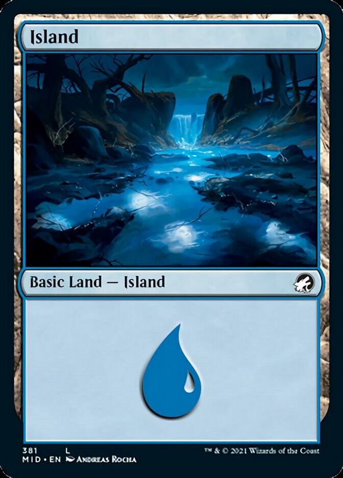 Island (381) [Innistrad: Midnight Hunt] | Tables and Towers