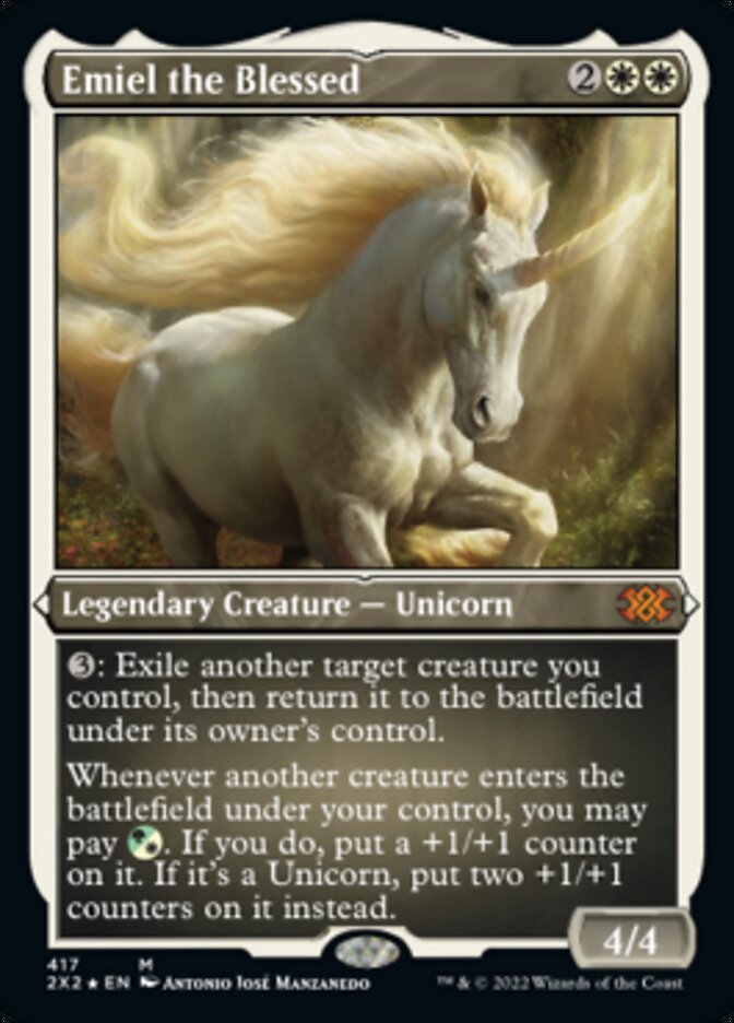 Emiel the Blessed (Foil Etched) [Double Masters 2022] | Tables and Towers