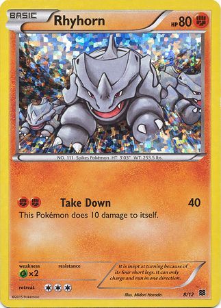 Rhyhorn (8/12) [McDonald's Promos: 2015 Collection] | Tables and Towers