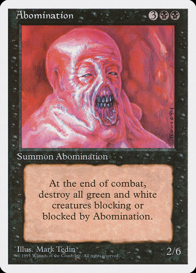 Abomination [Fourth Edition] | Tables and Towers